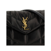 Black Lamb Leather Shoulder Bag
