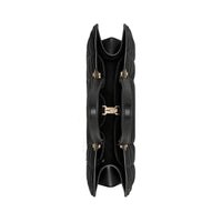 Black Leather Tote Bag
