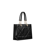 Black Leather Tote Bag