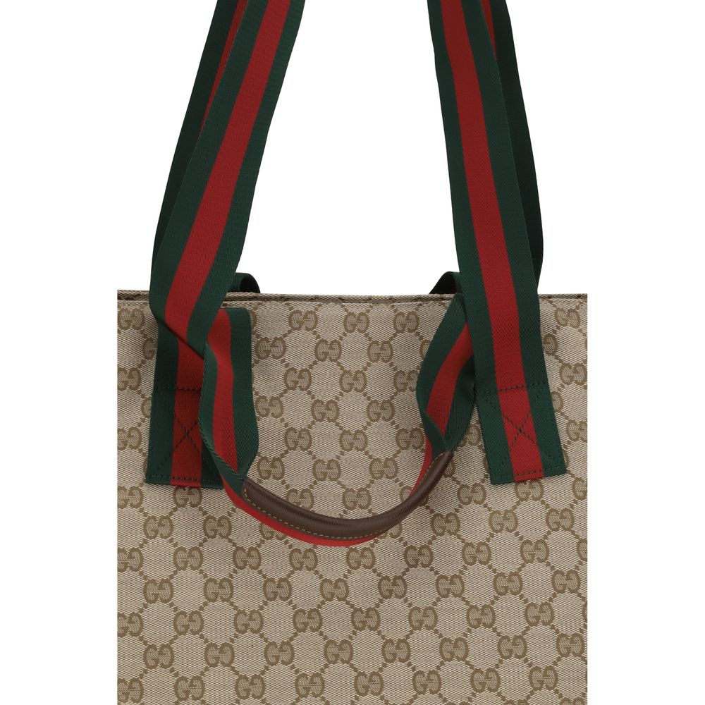 Beige Fabric Shoulder Bag
