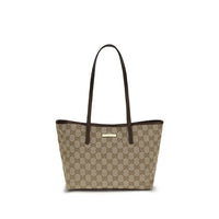 Beige Fabric Handbag