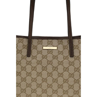 Beige Fabric Handbag