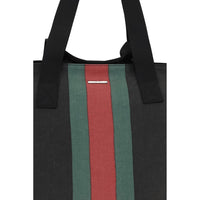 Black Cotton Shoulder Bag