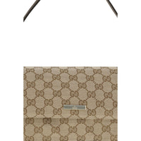 Brown Fabric Handbag