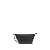 Black Fabric Clutch Bag