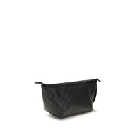 Black Fabric Clutch Bag