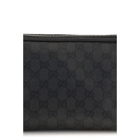Black Fabric Clutch Bag