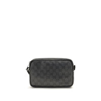 Black Fabric Shoulder Bag