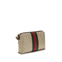 Beige Fabric Shoulder Bag