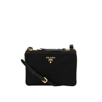 Black Nylon Crossbody Bag