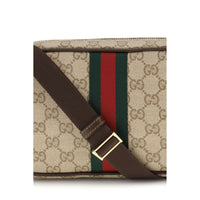 Beige Fabric Shoulder Bag