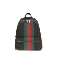 Black Fabric Backpack