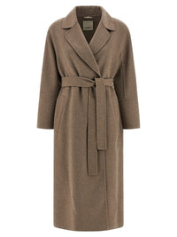 Brown Virgin Wool Coat