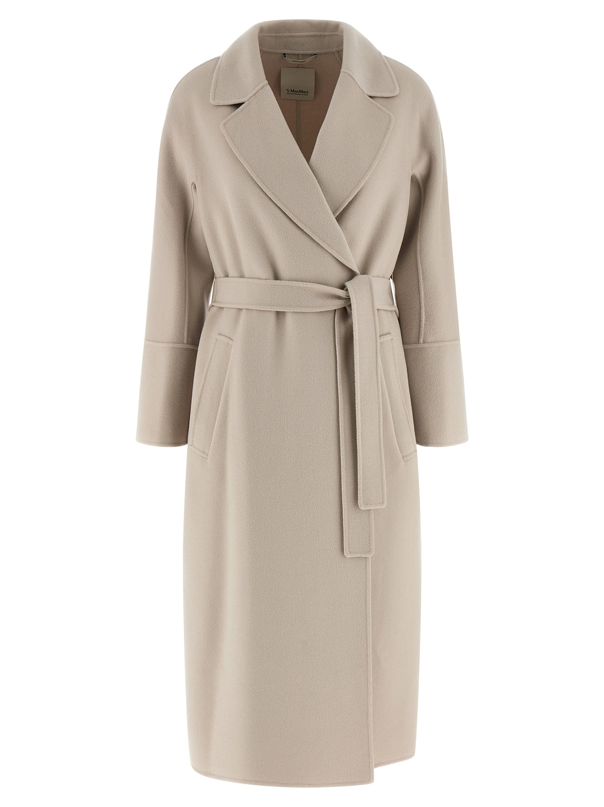 Beige Virgin Wool Coat