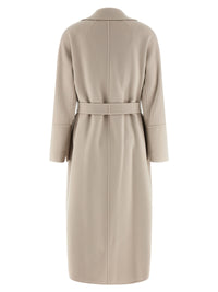 Beige Virgin Wool Coat
