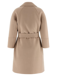 Beige Virgin Wool Coat
