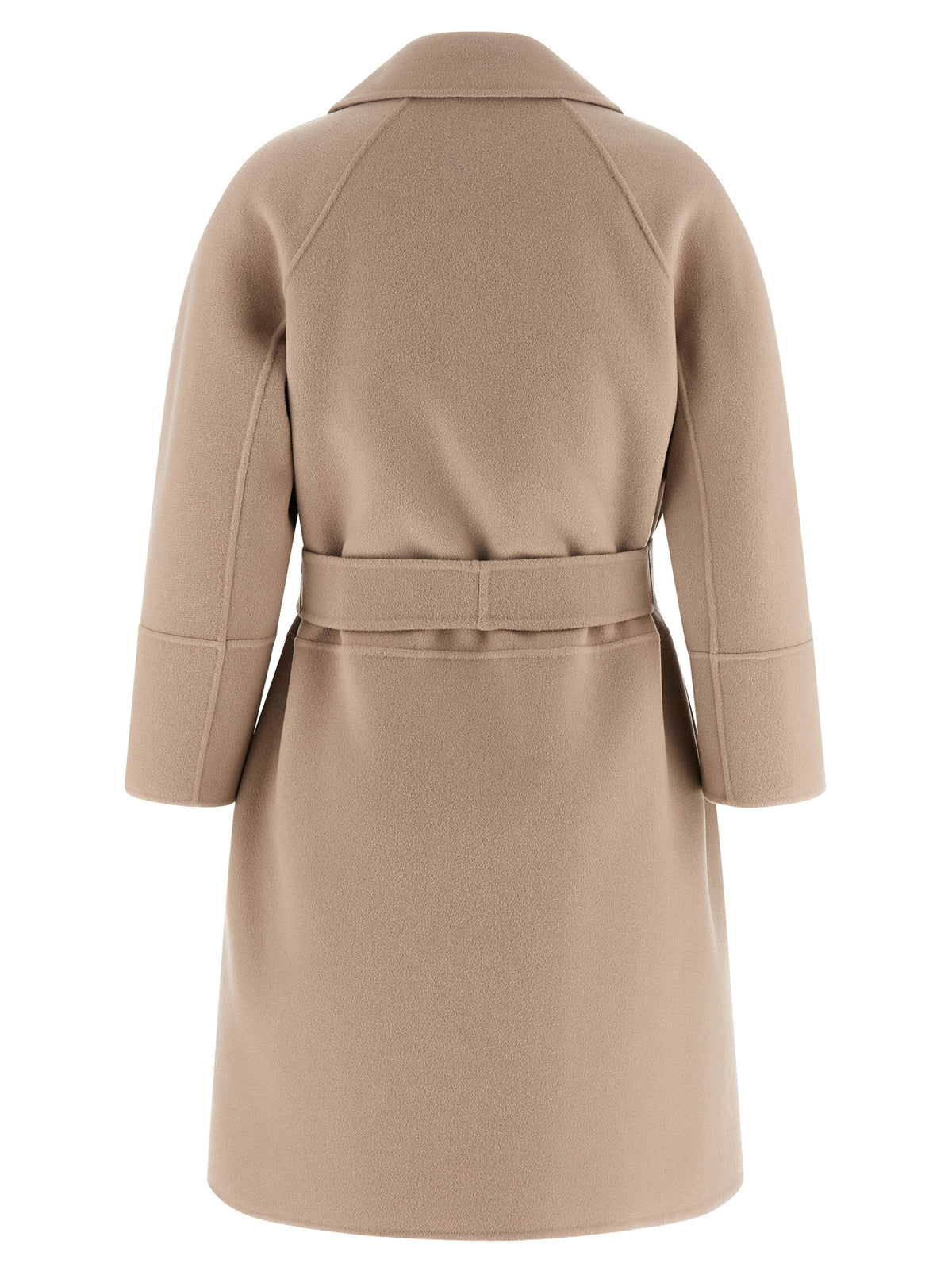 Beige Virgin Wool Coat