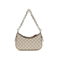 Beige Fabric Handbag