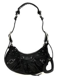 Black Lamb Leather Crossbody Bag