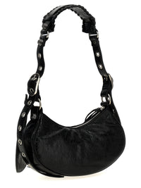 Black Lamb Leather Crossbody Bag