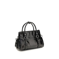Black Calf Leather Bos Taurus Handbag