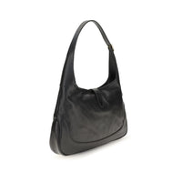 Black Goatskin Shoulder Bag
