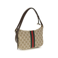 Beige Fabric Shoulder Bag