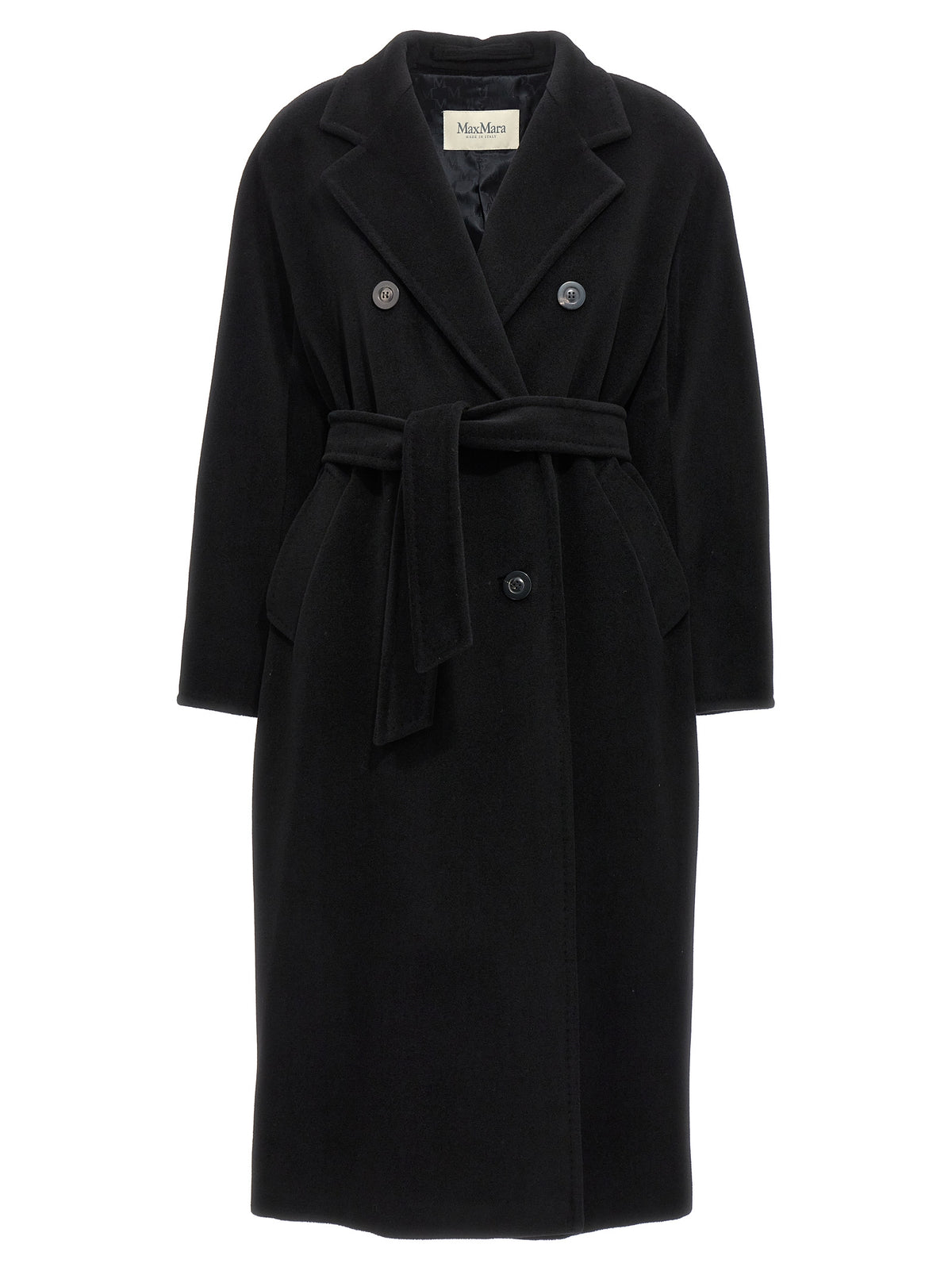 Black Virgin Wool Coat