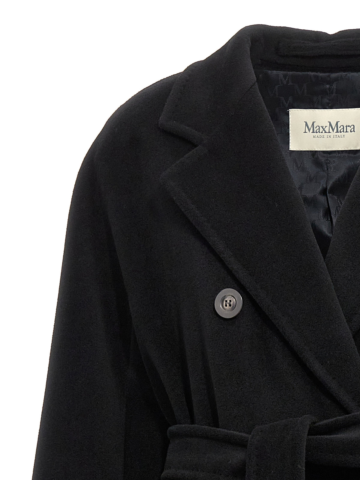 Black Virgin Wool Coat