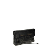 Black Lamb Ovis Aries Clutch Bag