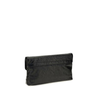 Black Lamb Ovis Aries Clutch Bag
