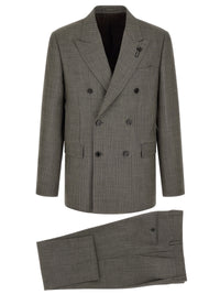 Gray Virgin Wool Two-Piece Suit