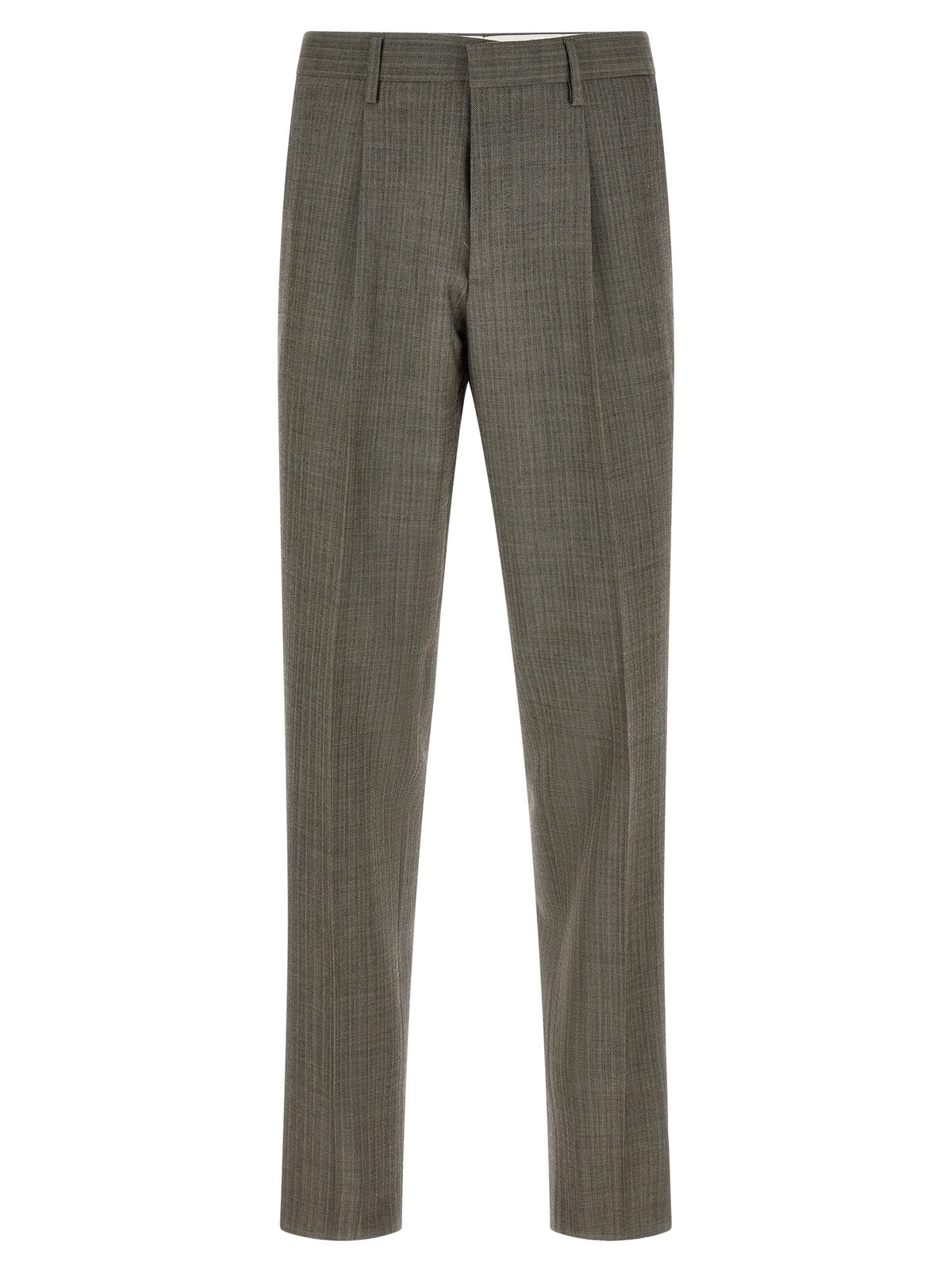 Gray Virgin Wool Two-Piece Suit