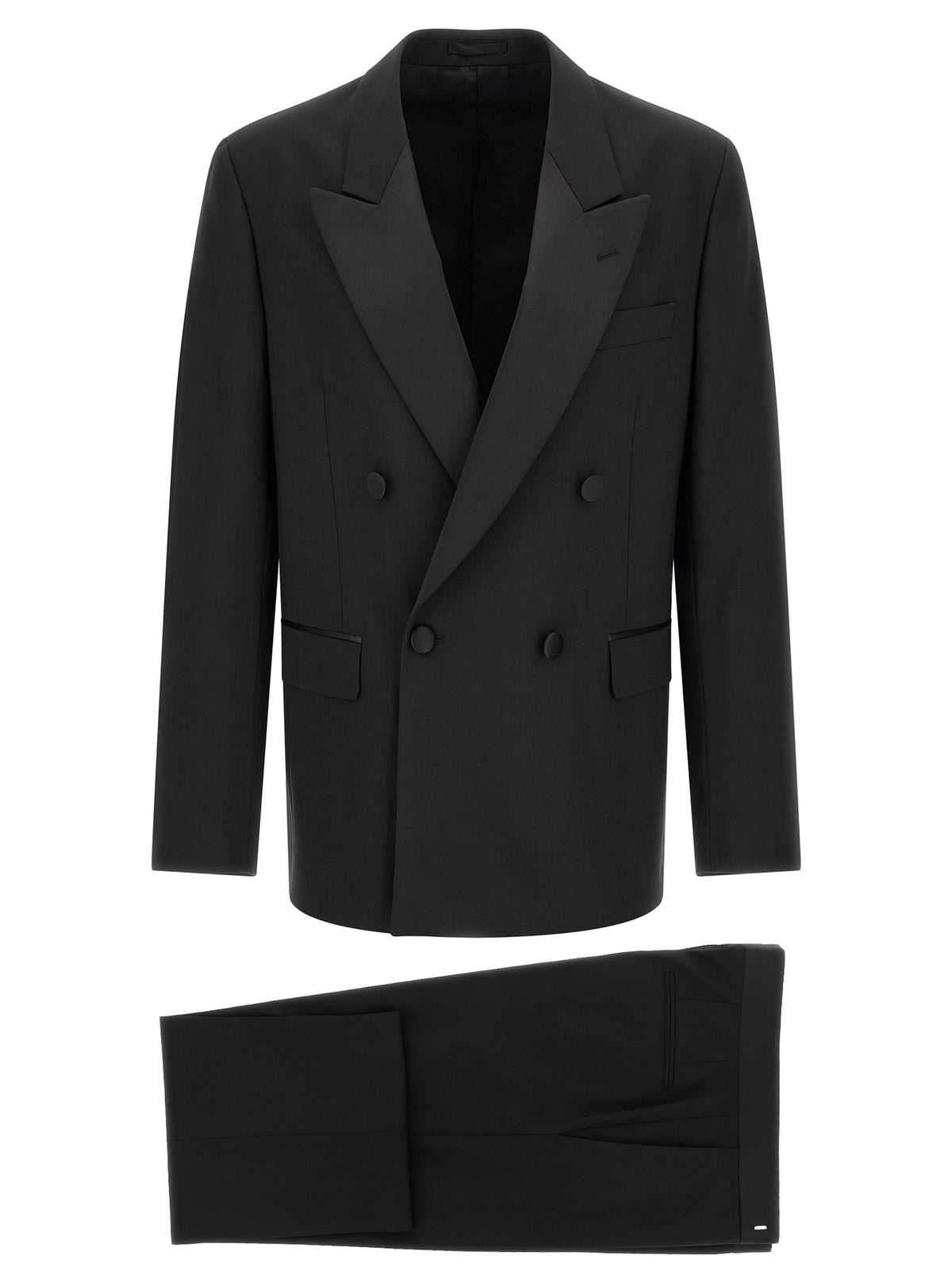 Black Virgin Wool Tuxedo