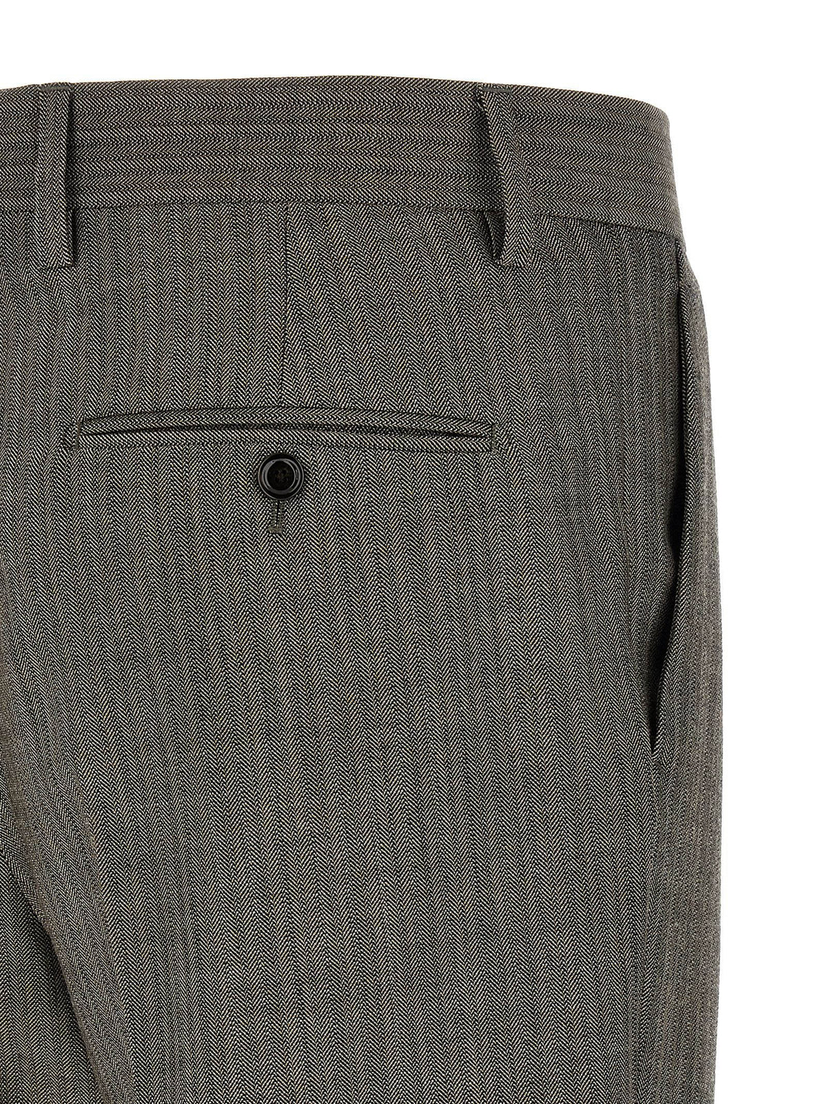Gray Virgin Wool Two-Piece Suit