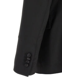 Black Virgin Wool Tuxedo