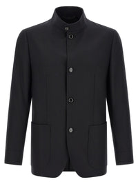 Black Virgin Wool Blazer
