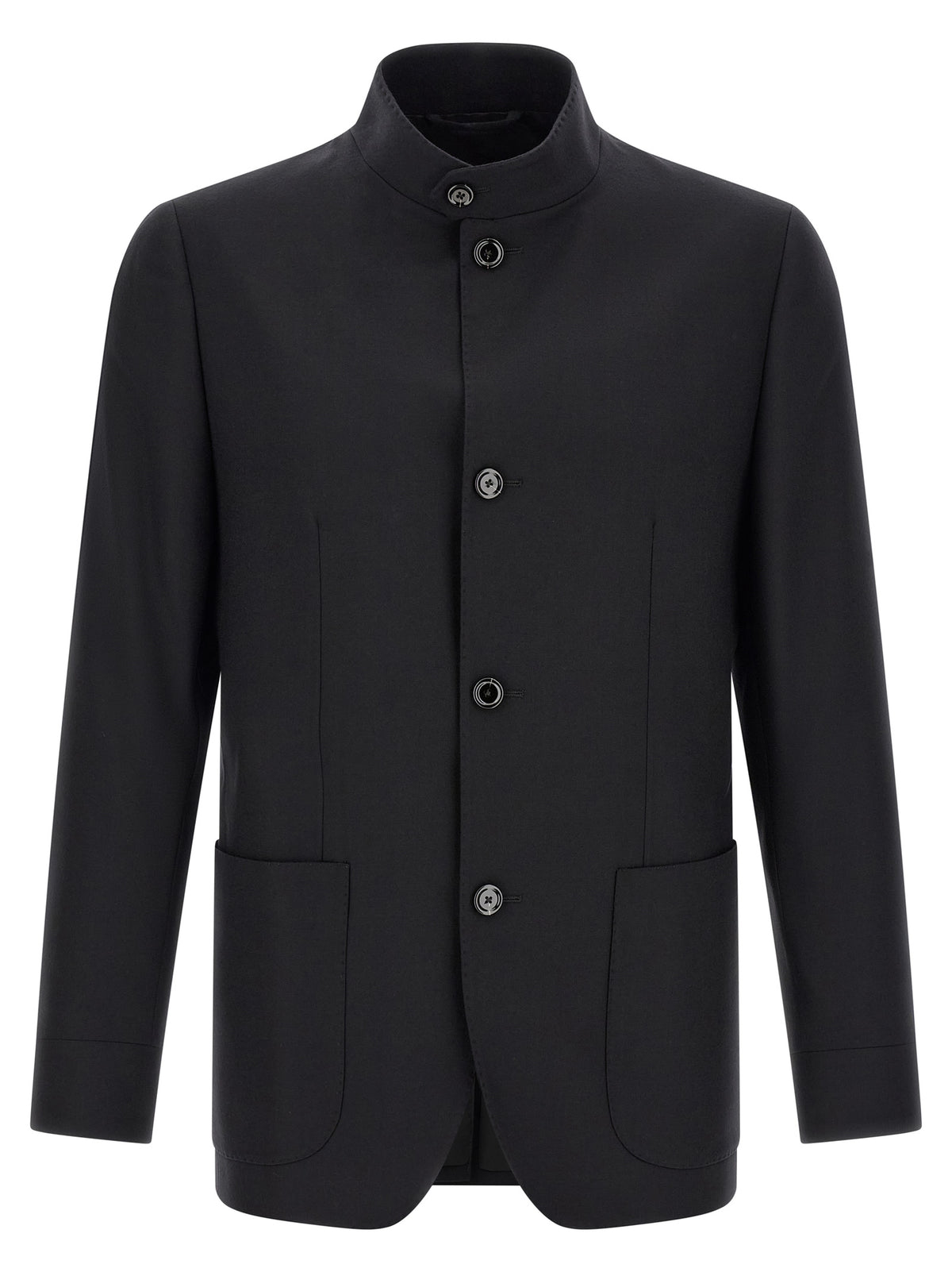Black Virgin Wool Blazer