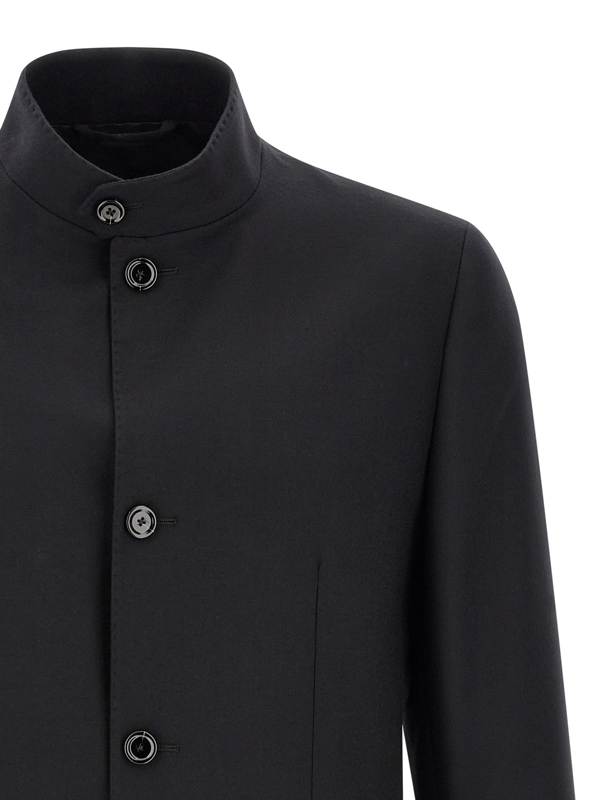 Black Virgin Wool Blazer