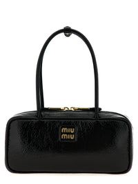 Black Lamb Leather Handbag