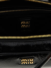 Black Lamb Leather Handbag