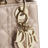 Beige Lamb Leather Handbag