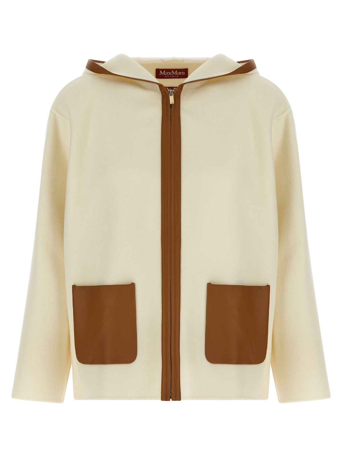 White Virgin Wool Coat