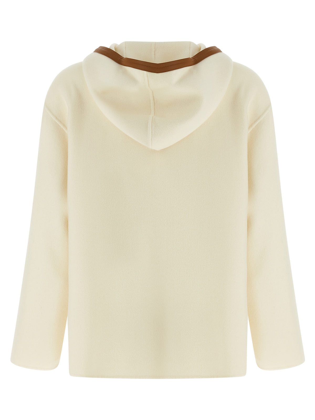 White Virgin Wool Coat