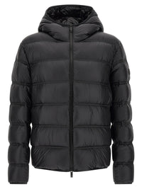 Black Polyamide Full-Length Jacket
