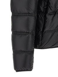 Black Polyamide Full-Length Jacket