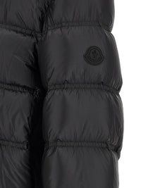 Black Polyamide Full-Length Jacket
