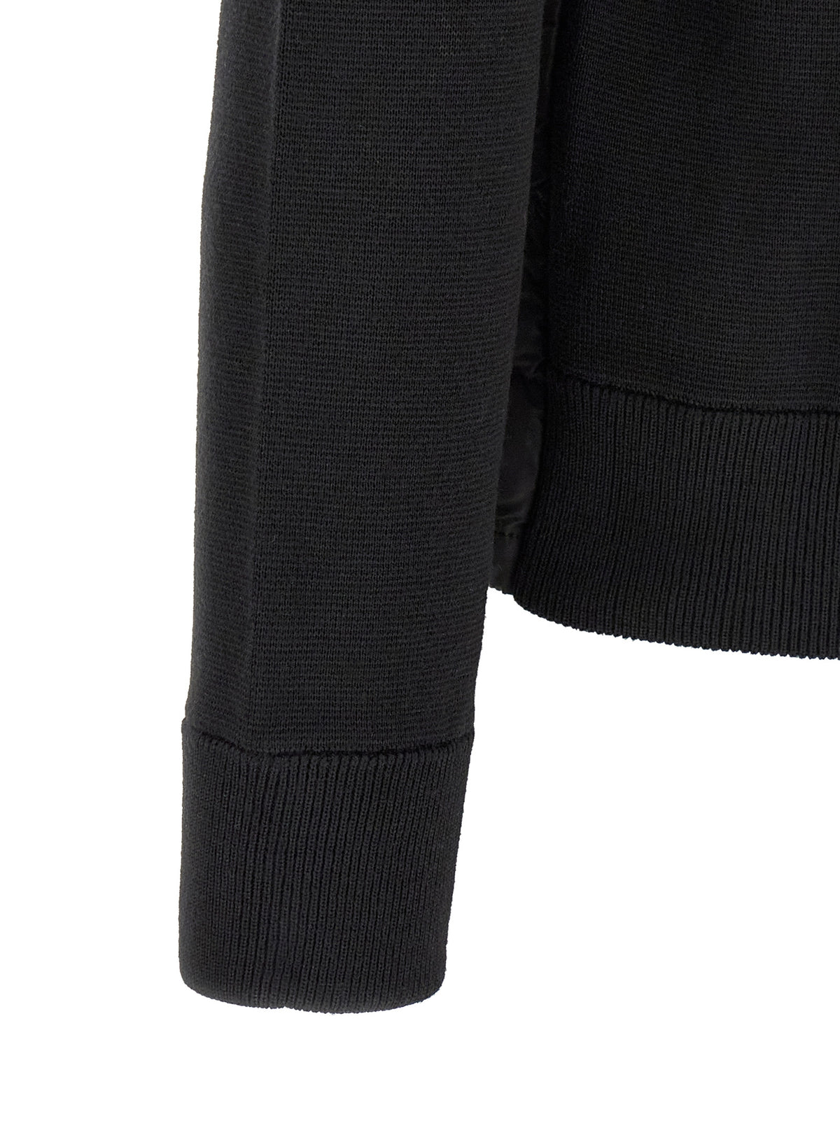 Black Polyamide Cardigan