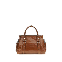 Brown Calf Leather Bos Taurus Handbag