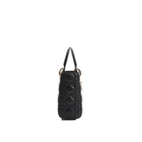 Black Lamb Leather Handbag